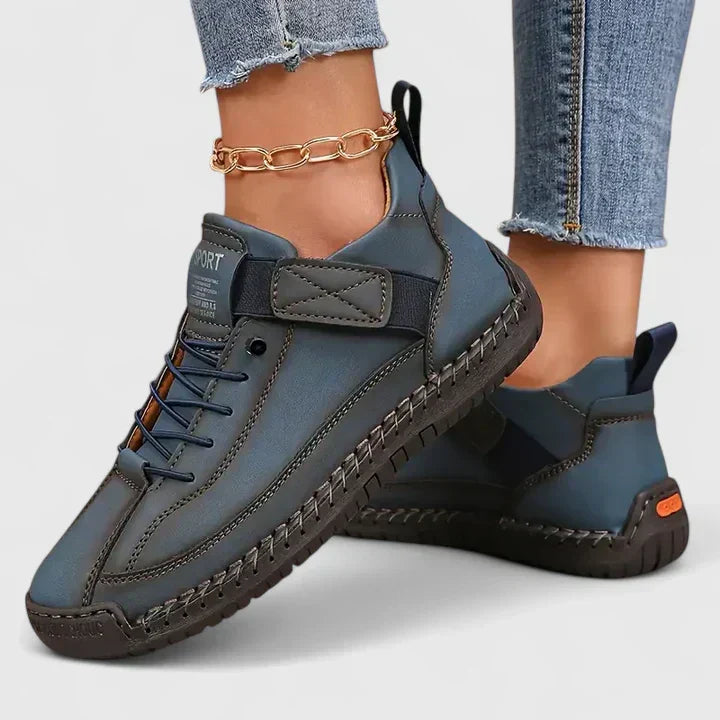 Women's Slip-On Trainers with Elastic Panels - image 5