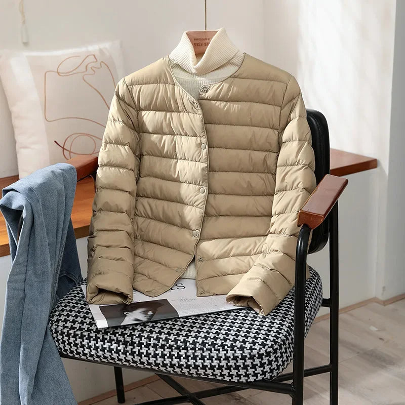 Women's Quilted Snap-Front Jacket - image 1