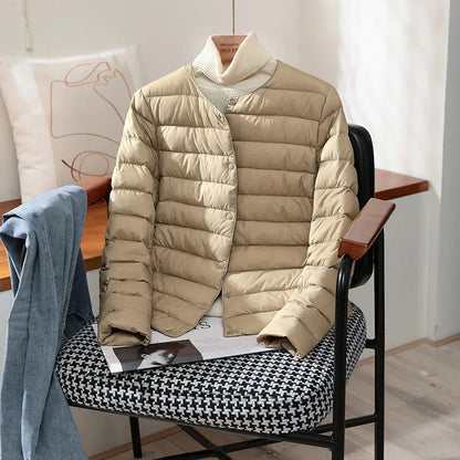 Women's Quilted Snap-Front Jacket - image 1