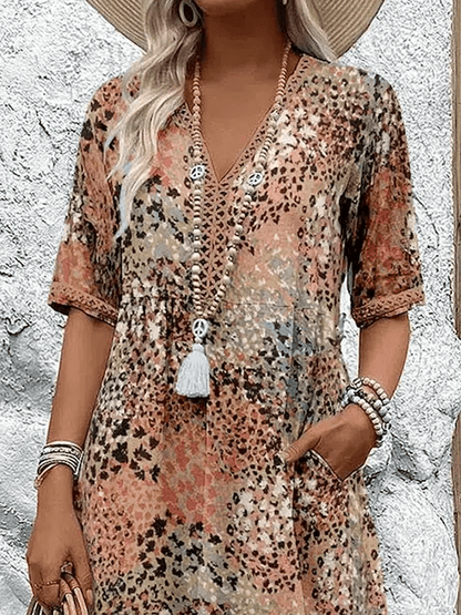 Rosalyn | Floral Midi Summer Dress