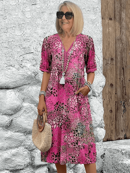 Rosalyn | Floral Midi Summer Dress