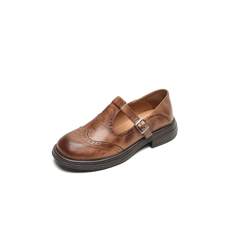 Women's Mary Jane Shoes with Strap - image 8