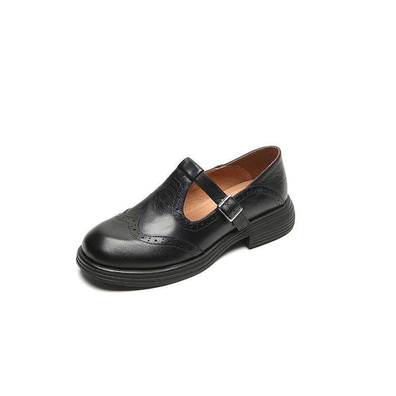 Women's Mary Jane Shoes with Strap - image 9