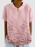 LILA | FLORAL EMBROIDED T-SHIRT