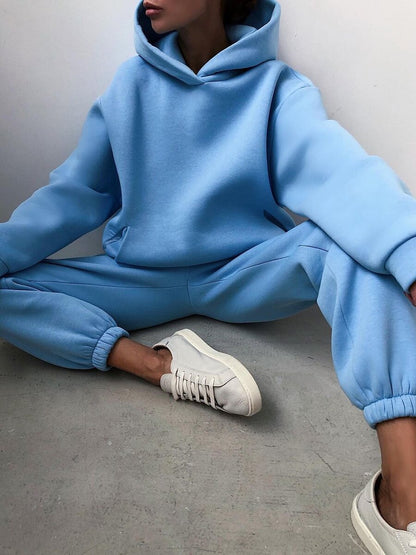 Women's Hooded Knit Two-Piece Set - image 4
