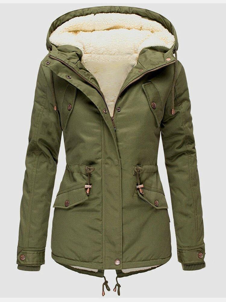 Women's Hooded Winter Parka Jacket - image 3