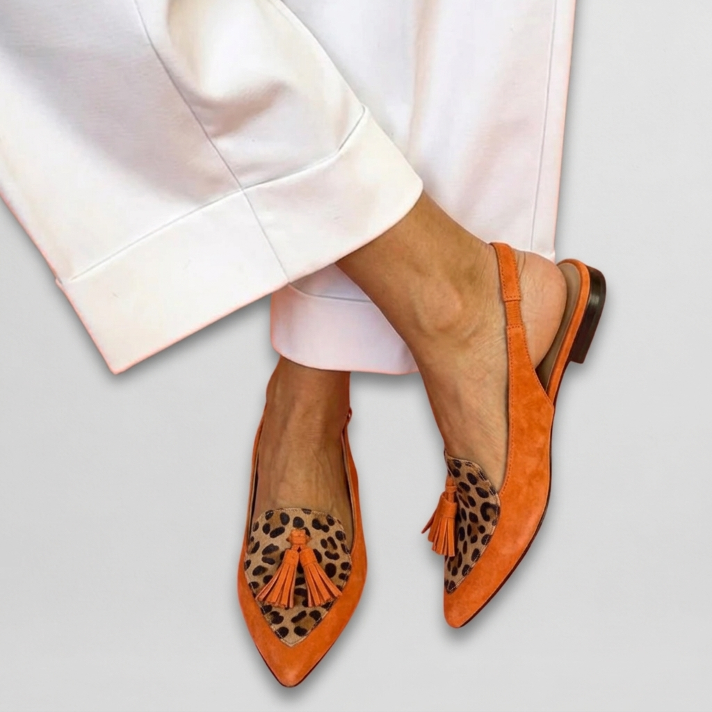 Elena | Women's Sandals with Straps and Fringes