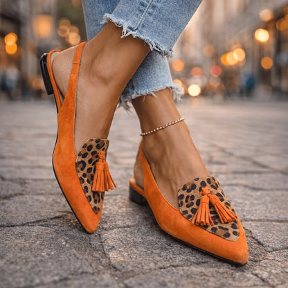 Elena | Women's Sandals with Straps and Fringes