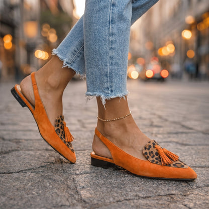 Elena | Women's Sandals with Straps and Fringes