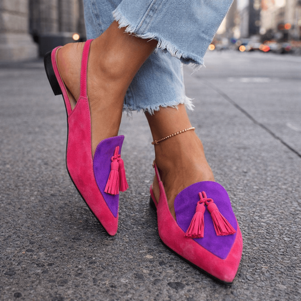 Elena | Women's Sandals with Straps and Fringes