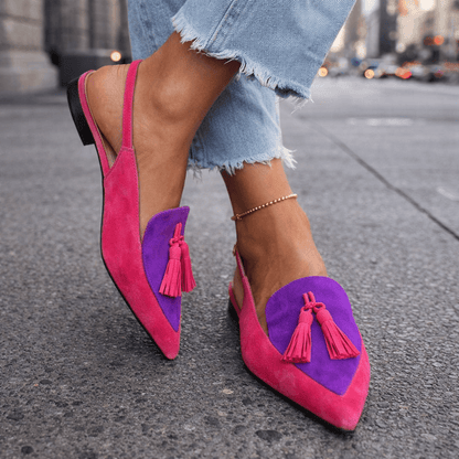 Elena | Women's Sandals with Straps and Fringes