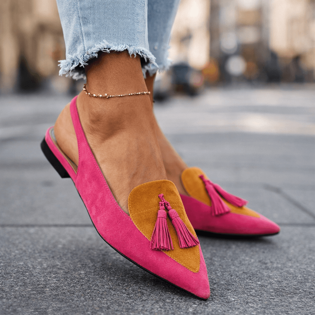 Elena | Women's Sandals with Straps and Fringes