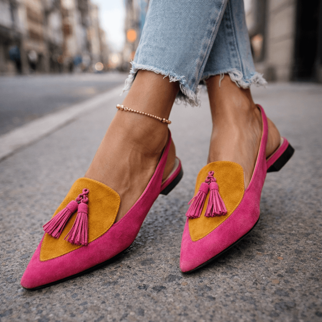 Elena | Women's Sandals with Straps and Fringes