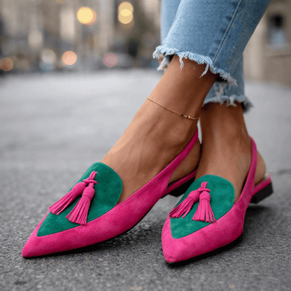 Elena | Women's Sandals with Straps and Fringes