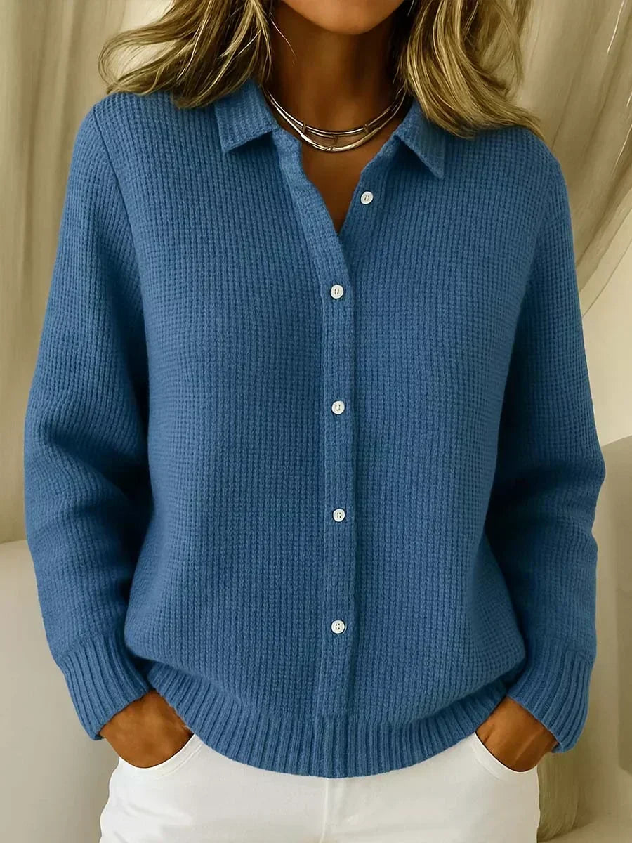 Carmela | Textured Knit Jacket with Buttons