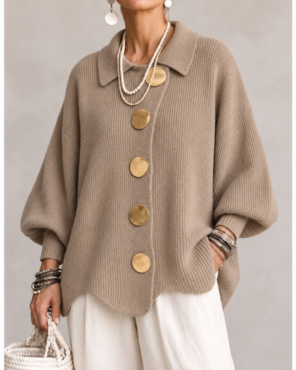 Ardelle™ | Oversized Collared Cardigan