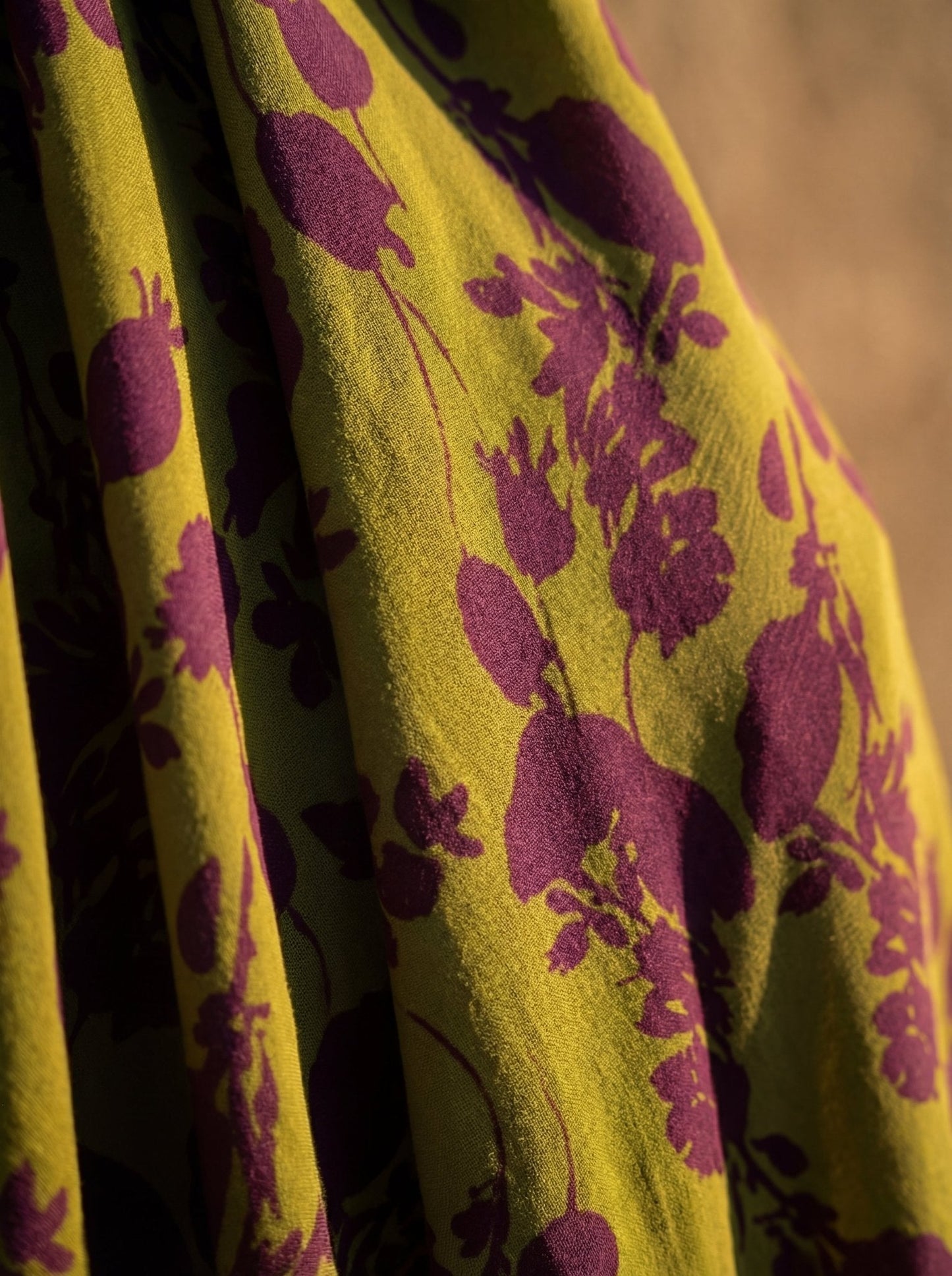 Daniela™ | Floral Maxi Dress with Flowing Draping