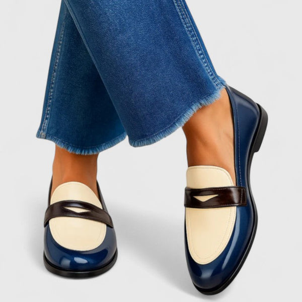 Francesca | Two-Tone Women's Loafers