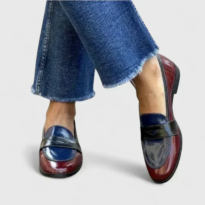 Francesca | Two-Tone Women's Loafers