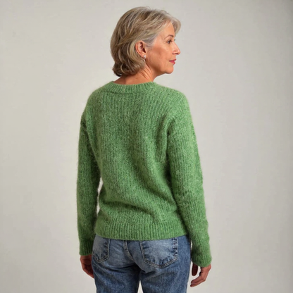 Women's Icelandic Pattern Knit Jumper - image 2
