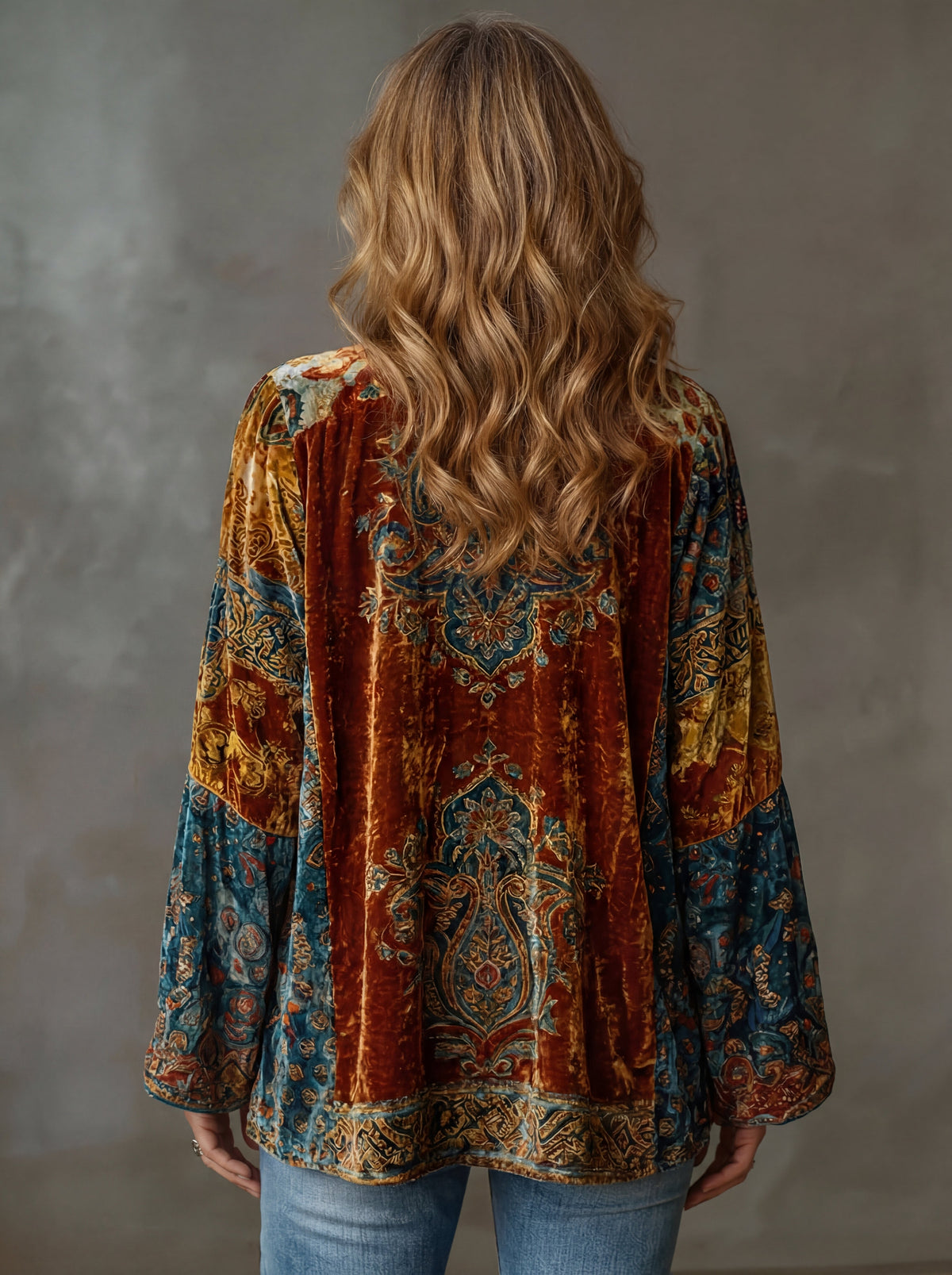 Women's Boho Kimono Jacket - image 2