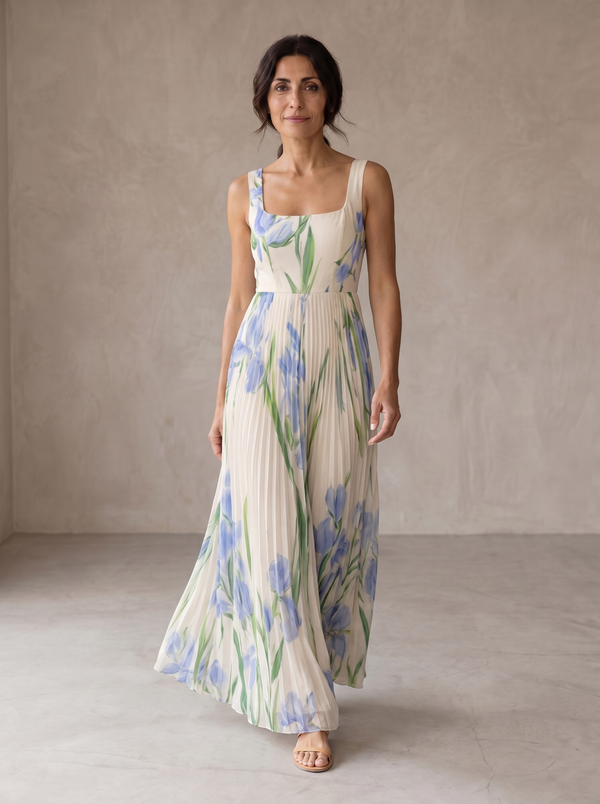 Oriah | Floral A-Line Maxi Dress