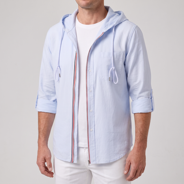 Men's Linen Look Hoodie - image 1