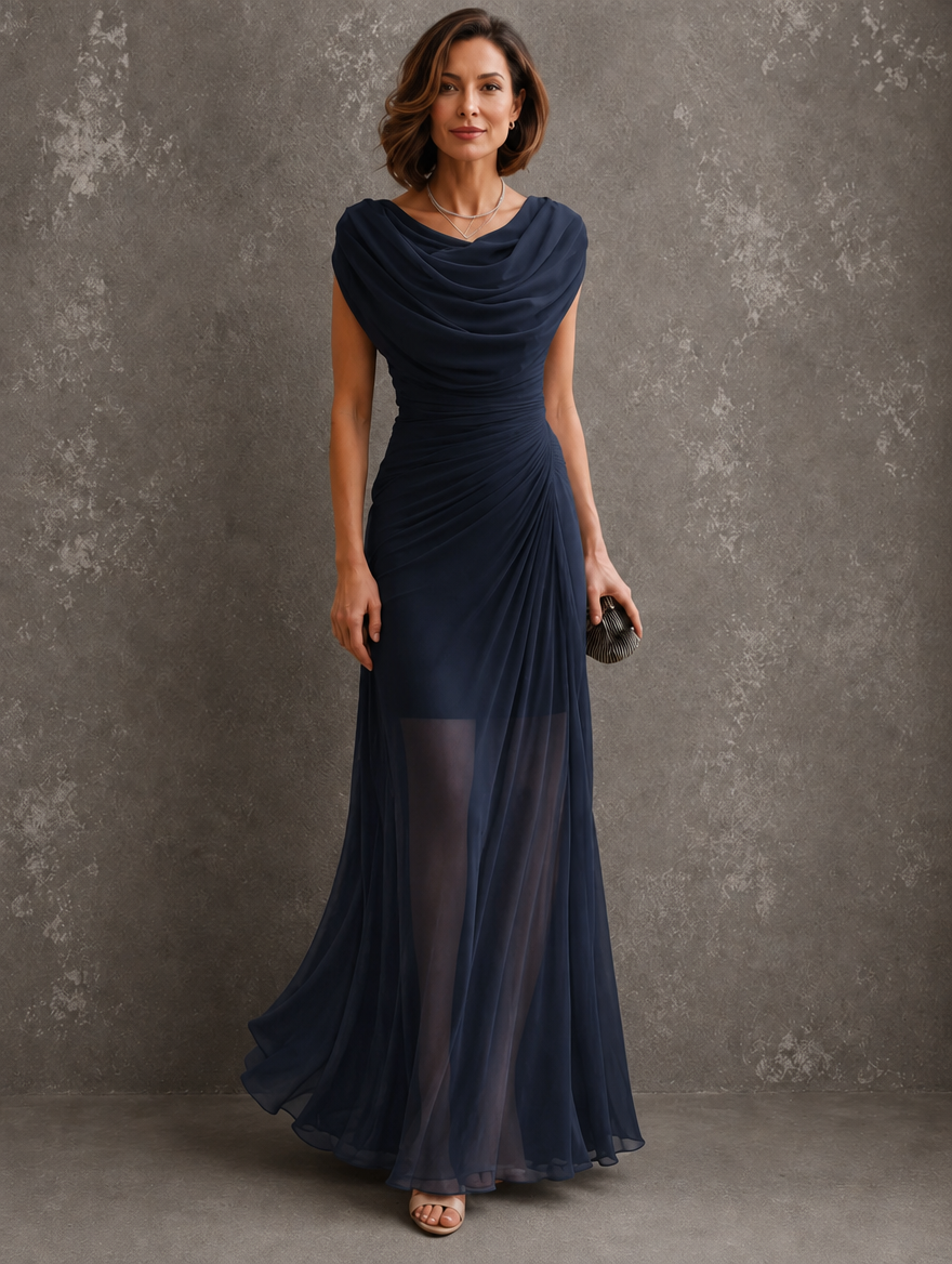 Jenna | Draped Maxi Dress