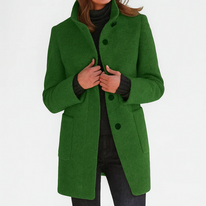 Eleonora | Wool Midi Cut Coat