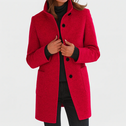 Eleonora | Wool Midi Cut Coat