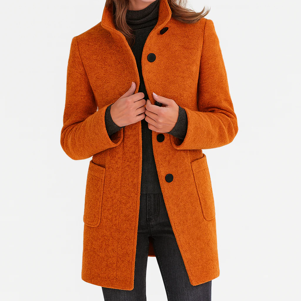Eleonora | Wool Midi Cut Coat