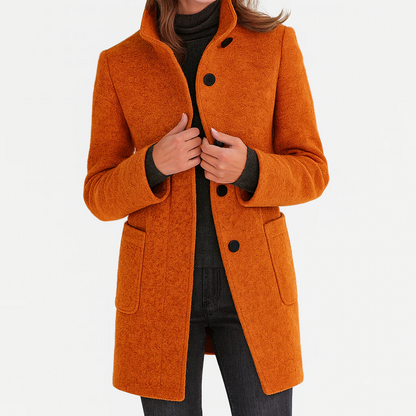 Eleonora | Wool Midi Cut Coat