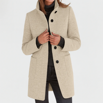 Eleonora | Wool Midi Cut Coat