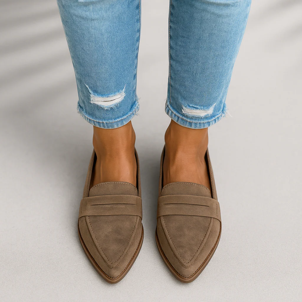 Women's Pointed Toe Penny Loafers - image 1