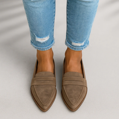 Women's Pointed Toe Penny Loafers - image 1