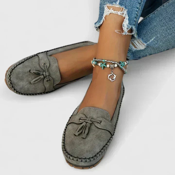 Maria | Women's Moccasins with Bow