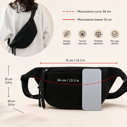 Petra | Corduroy Shoulder Bag