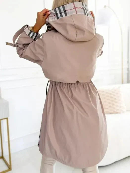 Women's Hooded Zip Coat - image 4