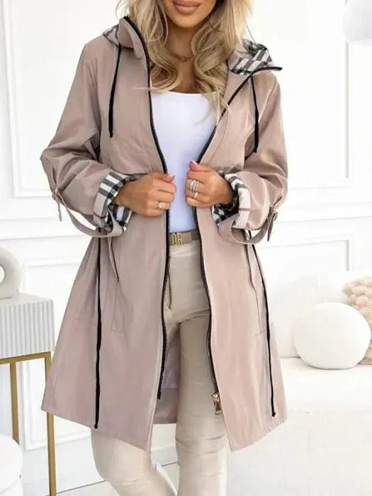 Women's Hooded Zip Coat - image 3