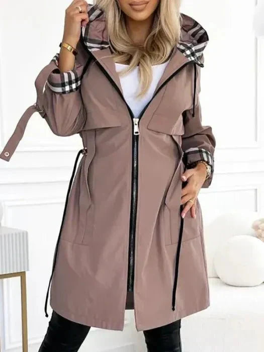 Women's Hooded Zip Coat - image 2