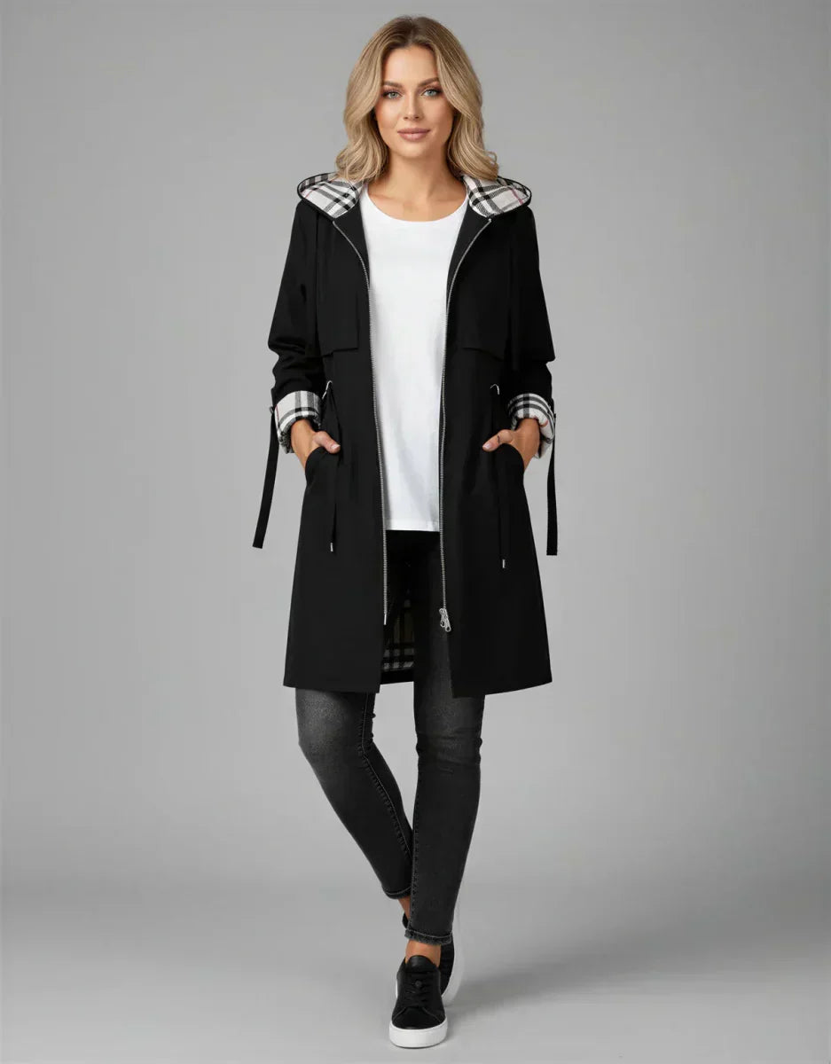 Women's Hooded Zip Coat - image 7
