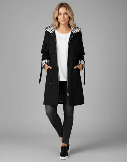Women's Hooded Zip Coat - image 7