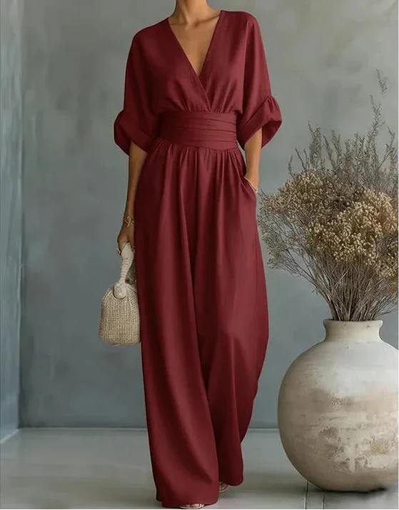 Women's Wrap Wide-Leg Jumpsuit - image 2