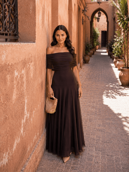 Adriana™ | Toledo-Style Dress in Brown