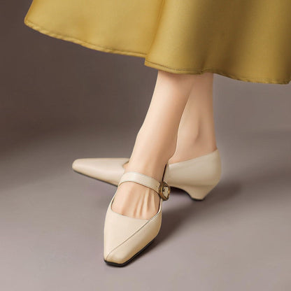 Delia | Buckled Mary Jane Heels