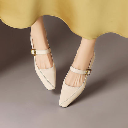 Delia | Buckled Mary Jane Heels
